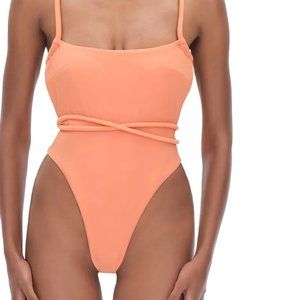 ANDREA IYAMAH LIMA PEACH ONE PIECE SWIMSUIT NWOT